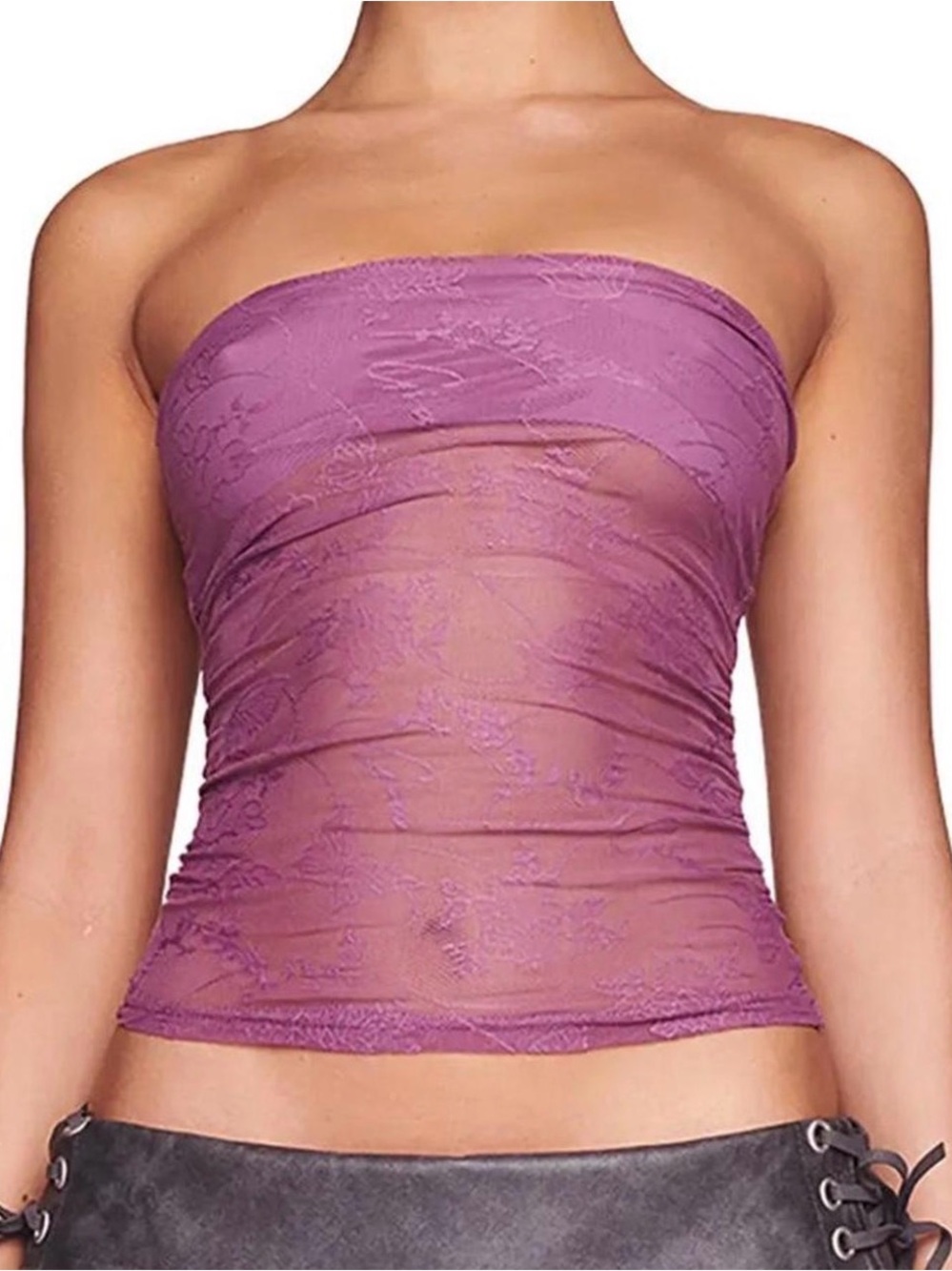 I AM GIA Tube Top - Purple